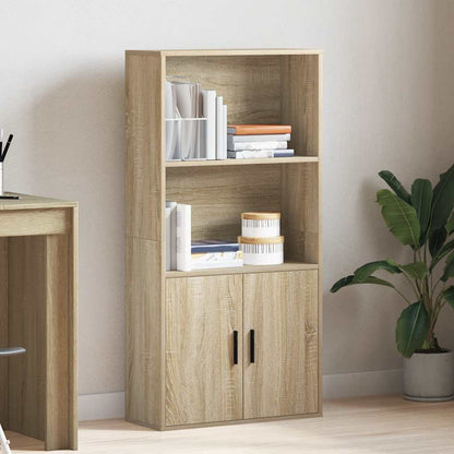 vidaXL Bibliothèque en aggloméré chêne sonoma 60x24x120 cm