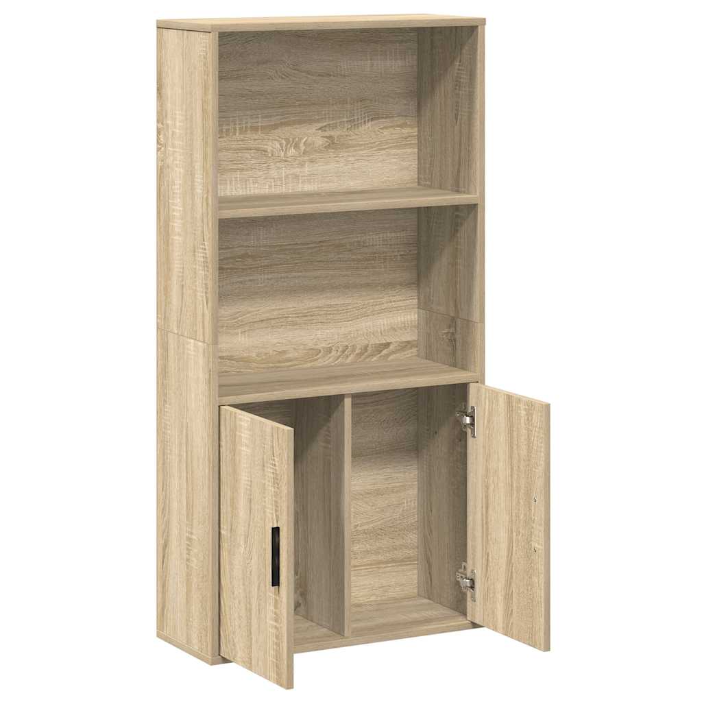 vidaXL Bibliothèque en aggloméré chêne sonoma 60x24x120 cm