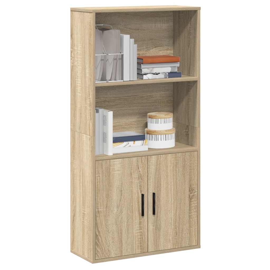 vidaXL Bibliothèque en aggloméré chêne sonoma 60x24x120 cm
