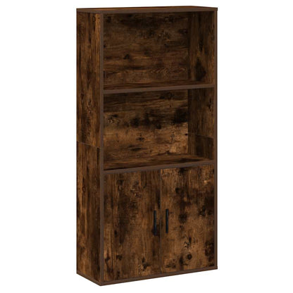 vidaXL Étagère à livres chêne fumé 60x24x120 cm Bois d'ingénierie