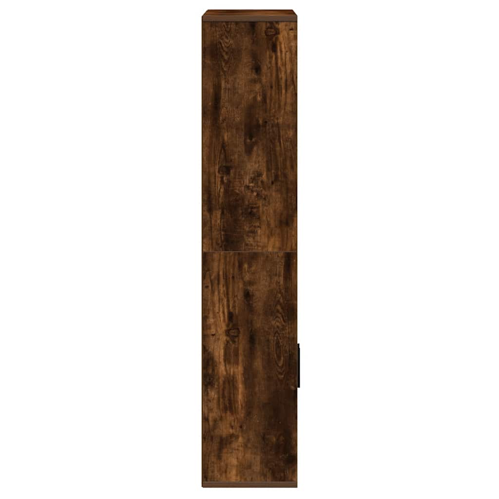 vidaXL Étagère à livres chêne fumé 60x24x120 cm Bois d'ingénierie