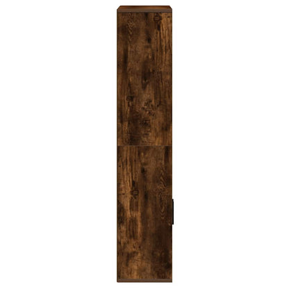 vidaXL Étagère à livres chêne fumé 60x24x120 cm Bois d'ingénierie