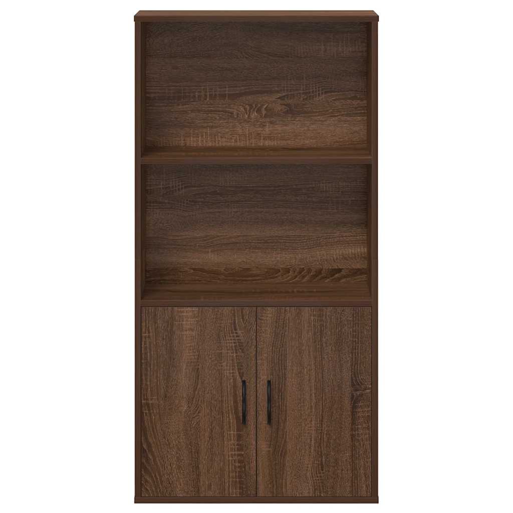 vidaXL Bibliothèque Chêne marron 60x24x120 cm en bois d'ingénierie