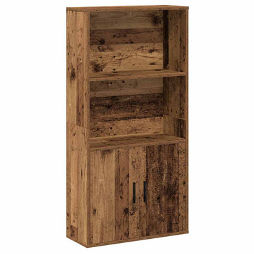vidaXL Bücherregal Altholz-Optik 60x24x120 cm Holzwerkstoff