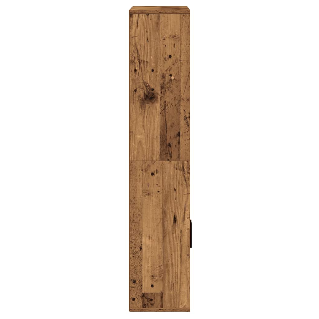 vidaXL Bücherregal Altholz-Optik 60x24x120 cm Holzwerkstoff