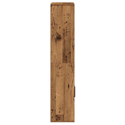 vidaXL Bücherregal Altholz-Optik 60x24x120 cm Holzwerkstoff
