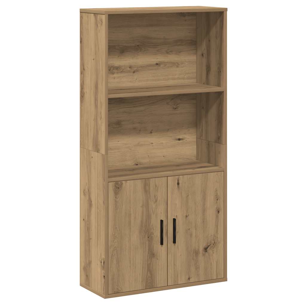 vidaXL Bibliothèque chêne artisan 60x24x120 cm bois d'ingénierie