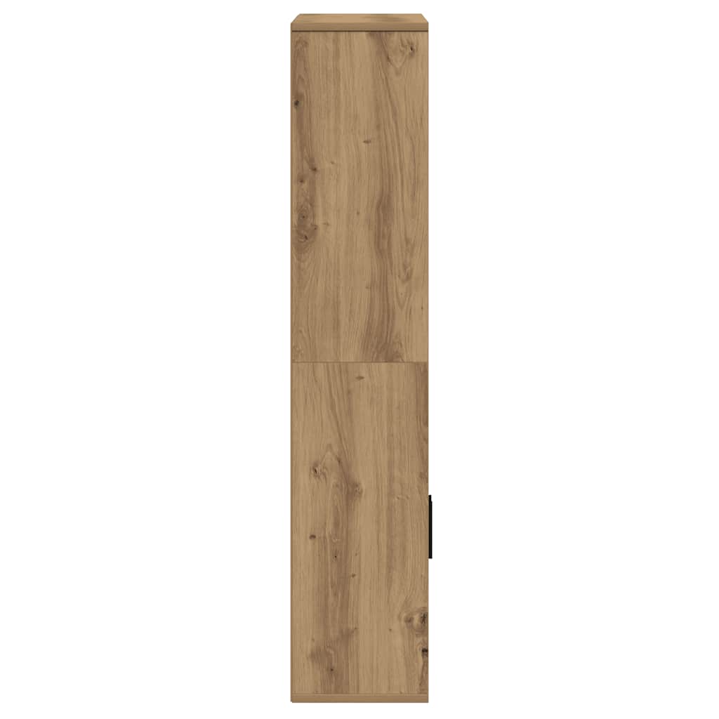 vidaXL Bibliothèque chêne artisan 60x24x120 cm bois d'ingénierie