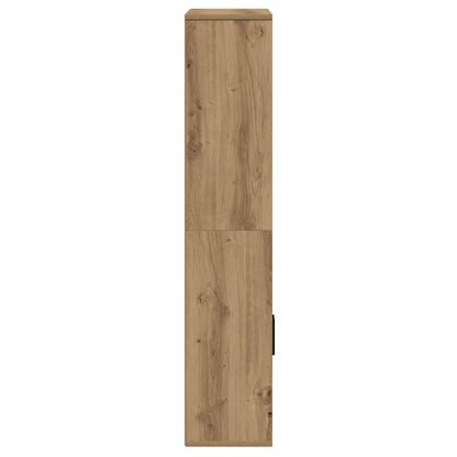 vidaXL Bibliothèque chêne artisan 60x24x120 cm bois d'ingénierie