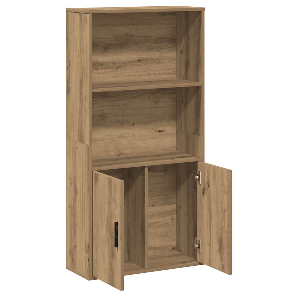 vidaXL Bibliothèque chêne artisan 60x24x120 cm bois d'ingénierie