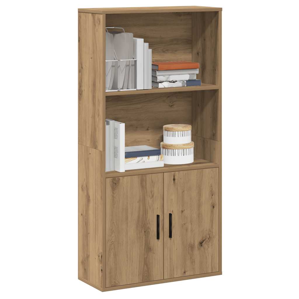 vidaXL Bibliothèque chêne artisan 60x24x120 cm bois d'ingénierie