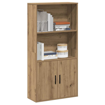 vidaXL Bibliothèque chêne artisan 60x24x120 cm bois d'ingénierie