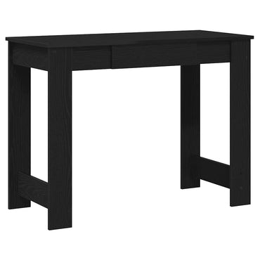 vidaXL Bureau noir 100x45x75 cm en bois d'ingénierie