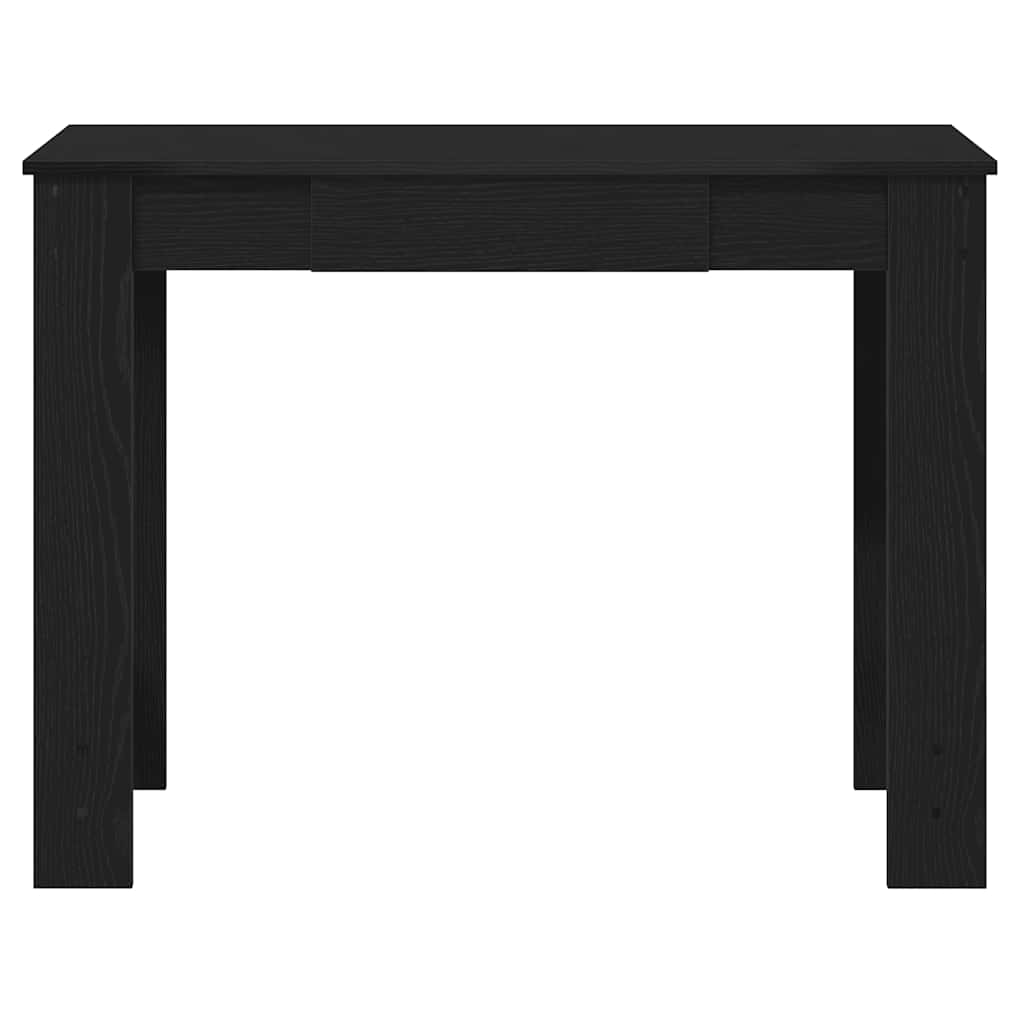 vidaXL Bureau noir 100x45x75 cm en bois d'ingénierie