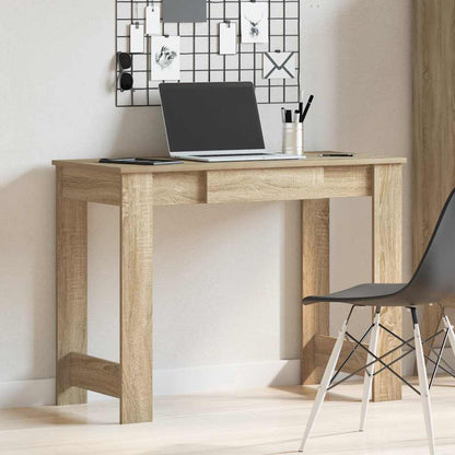 vidaXL Bureau chêne Sonoma 100x45x75 cm aggloméré