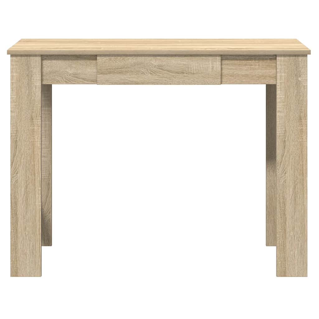 vidaXL Bureau chêne Sonoma 100x45x75 cm aggloméré