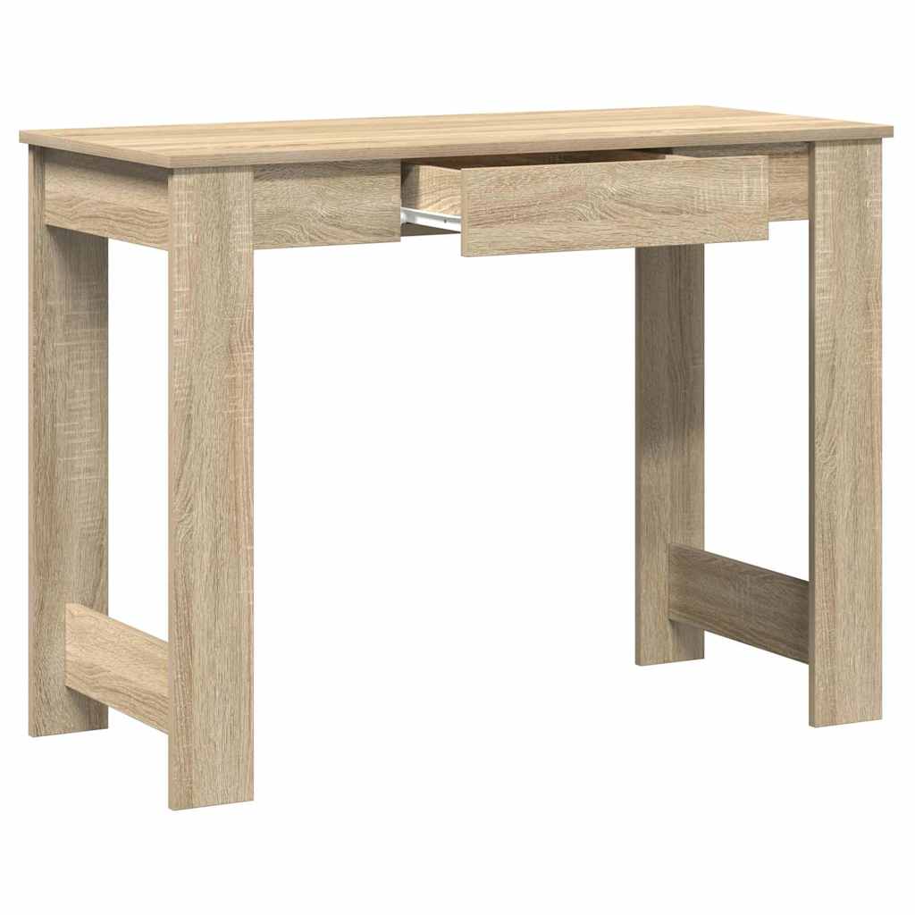 vidaXL Bureau chêne Sonoma 100x45x75 cm aggloméré