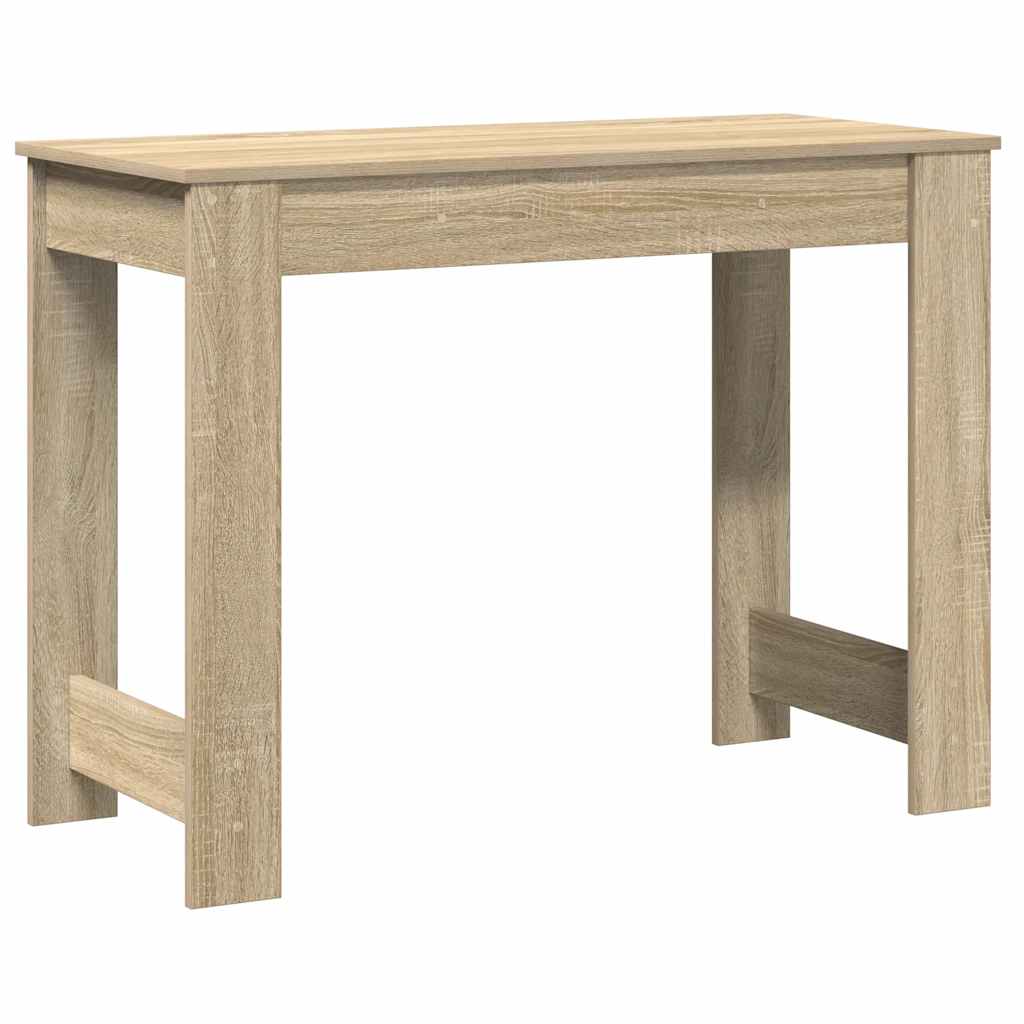 vidaXL Bureau chêne Sonoma 100x45x75 cm aggloméré