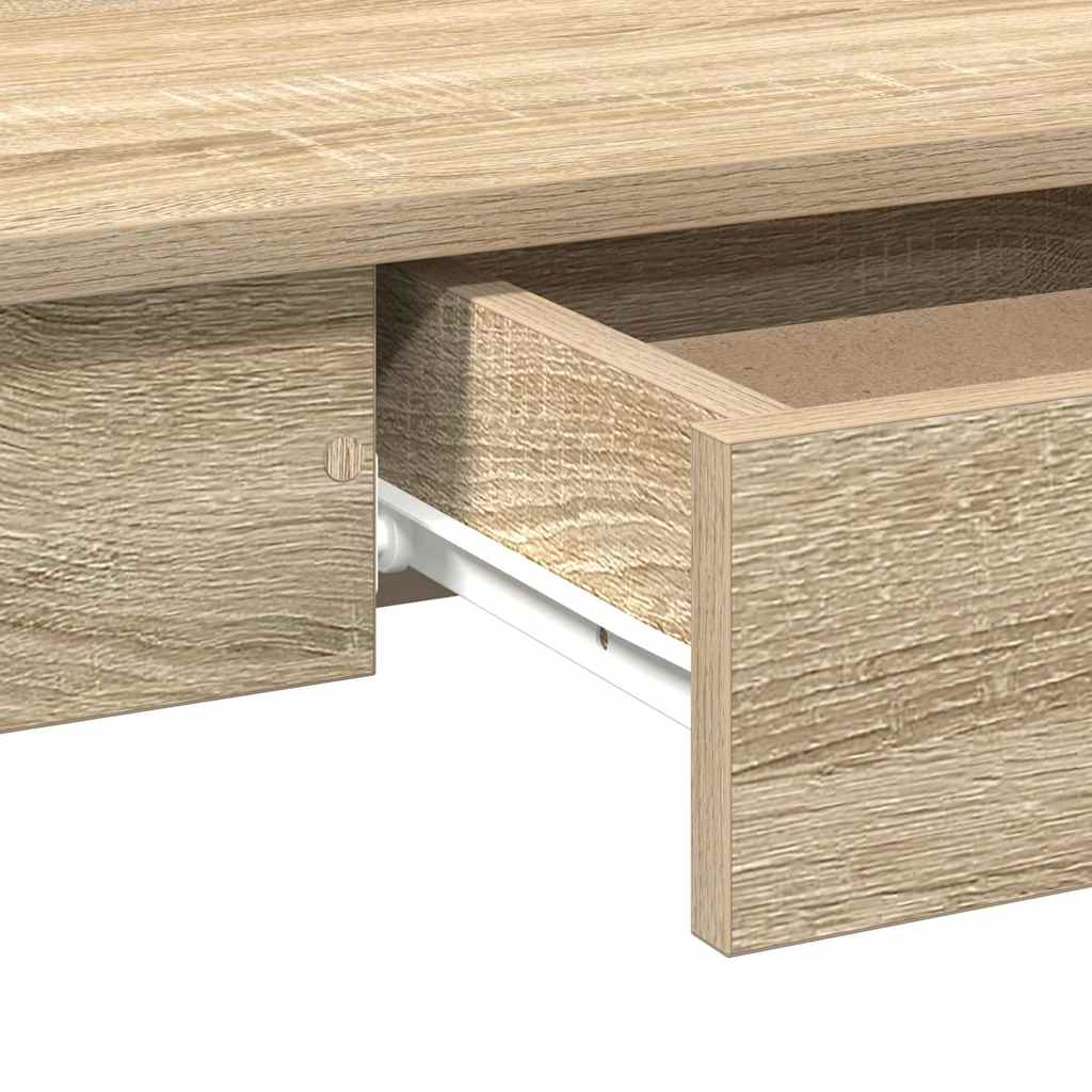 vidaXL Bureau chêne Sonoma 100x45x75 cm aggloméré