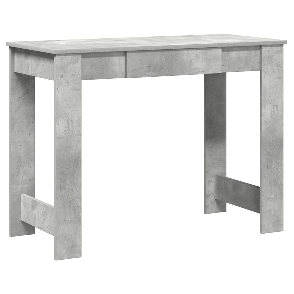 Schreibtisch Betongrau 100x45x75 cm Holzwerkstoff