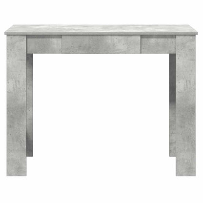 vidaXL Bureau gris béton 100x45x75 cm Aggloméré