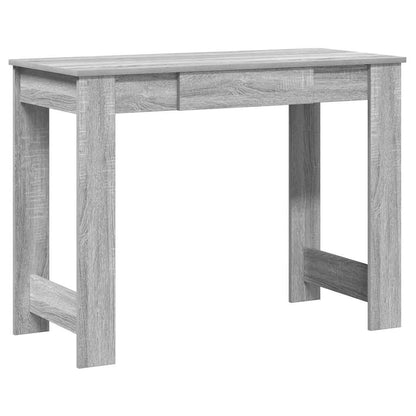 vidaXL Bureau gris Sonoma 100x45x75 cm Bois d'ingénierie