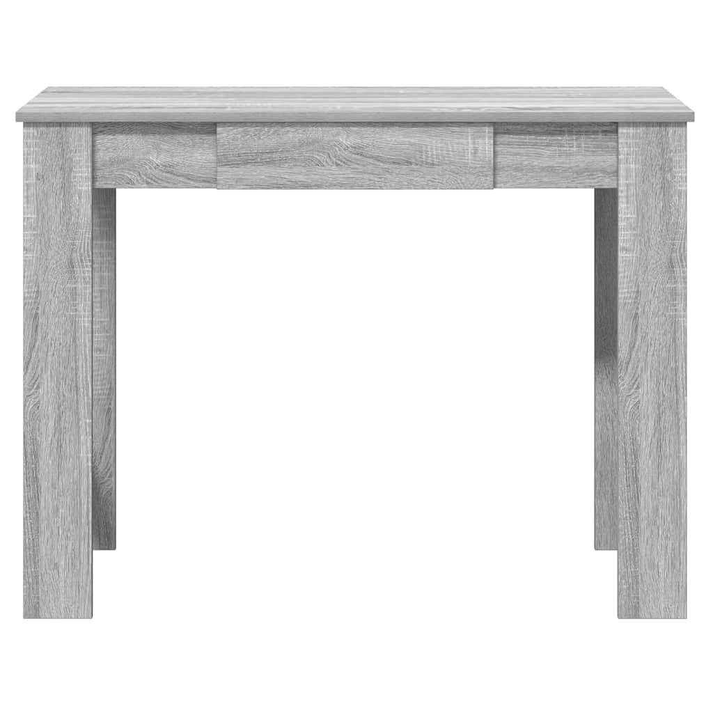 vidaXL Bureau gris Sonoma 100x45x75 cm Bois d'ingénierie