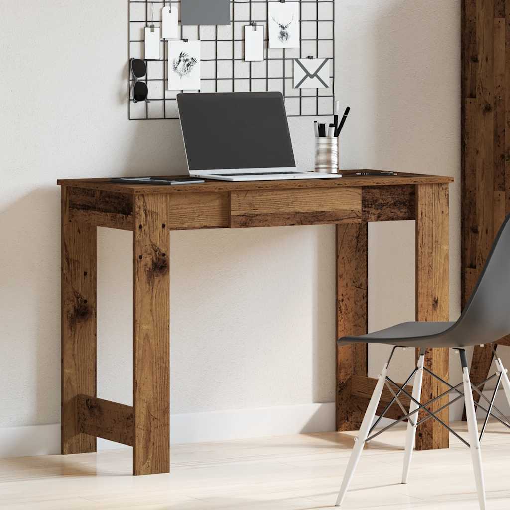 vidaXL Schreibtisch Altholz-Optik 100x45x75 cm Holzwerkstoff