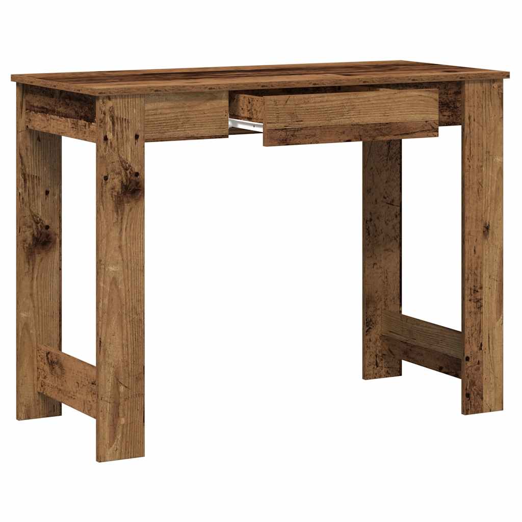 vidaXL Schreibtisch Altholz-Optik 100x45x75 cm Holzwerkstoff