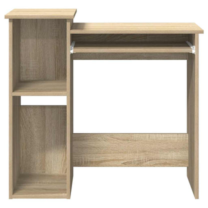 vidaXL Schreibtisch mit Regalen Sonoma-Eiche 84x40x78 cm Holzwerkstoff