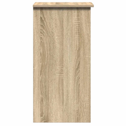 vidaXL Schreibtisch mit Regalen Sonoma-Eiche 84x40x78 cm Holzwerkstoff