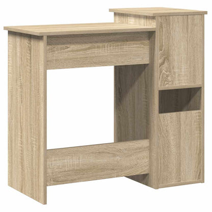 vidaXL Schreibtisch mit Regalen Sonoma-Eiche 84x40x78 cm Holzwerkstoff
