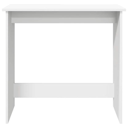 vidaXL Bureau Blanc 80×40×75 cm Bois d'ingénierie
