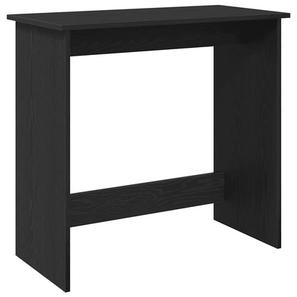 vidaXL Bureau Noir 80x40x75 cm Bois d'ingénierie