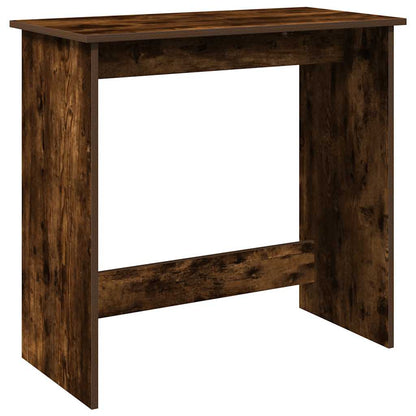 vidaXL Bureau chêne fumé 80x40x75 cm Bois d'ingénierie