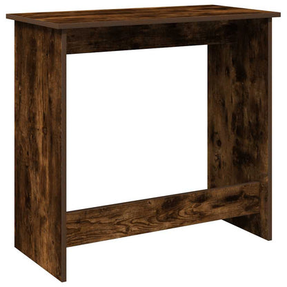 vidaXL Bureau chêne fumé 80x40x75 cm Bois d'ingénierie