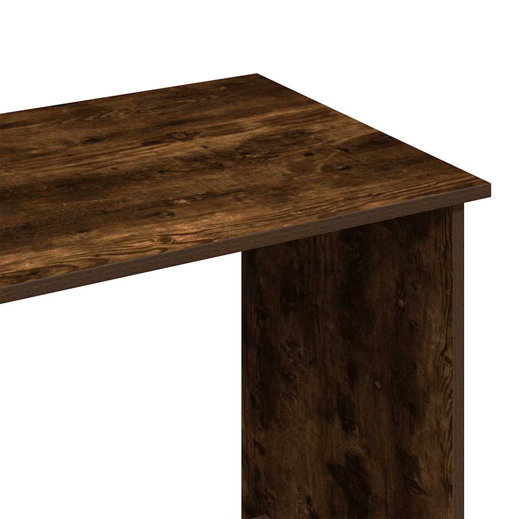 vidaXL Bureau chêne fumé 80x40x75 cm Bois d'ingénierie