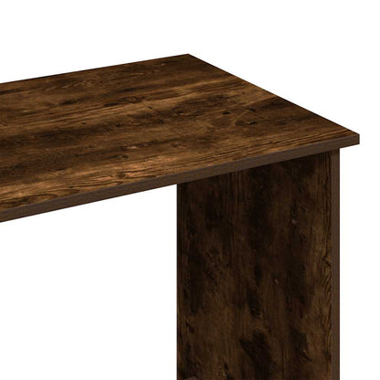 vidaXL Bureau chêne fumé 80x40x75 cm Bois d'ingénierie