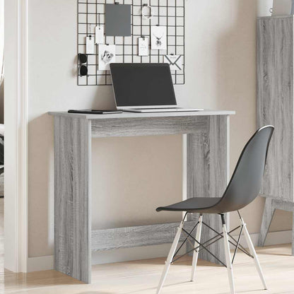 vidaXL Schreibtisch Grau Sonoma 80x40x75 cm Holzwerkstoff