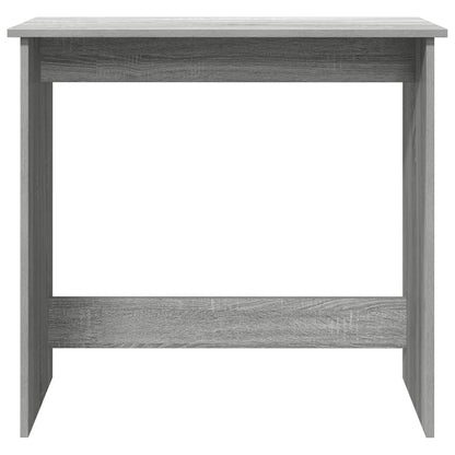 vidaXL Schreibtisch Grau Sonoma 80x40x75 cm Holzwerkstoff