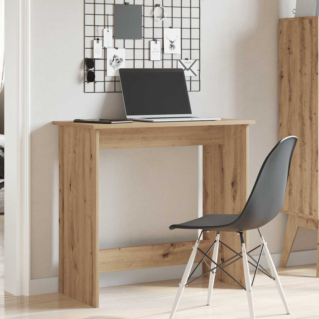 vidaXL Schreibtisch Artisan-Eiche 80x40x75 cm Holzwerkstoff