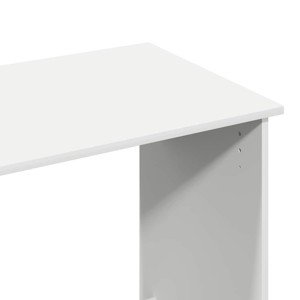 vidaXL Bureau Blanc 102x50x75 cm Bois d'ingénierie
