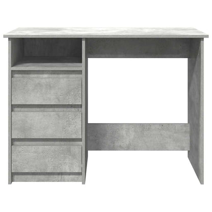 vidaXL Schreibtisch Betongrau 102x50x75 cm Holzwerkstoff
