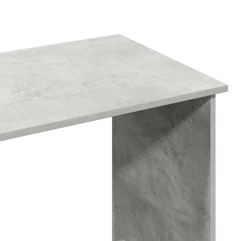 vidaXL Schreibtisch Betongrau 102x50x75 cm Holzwerkstoff