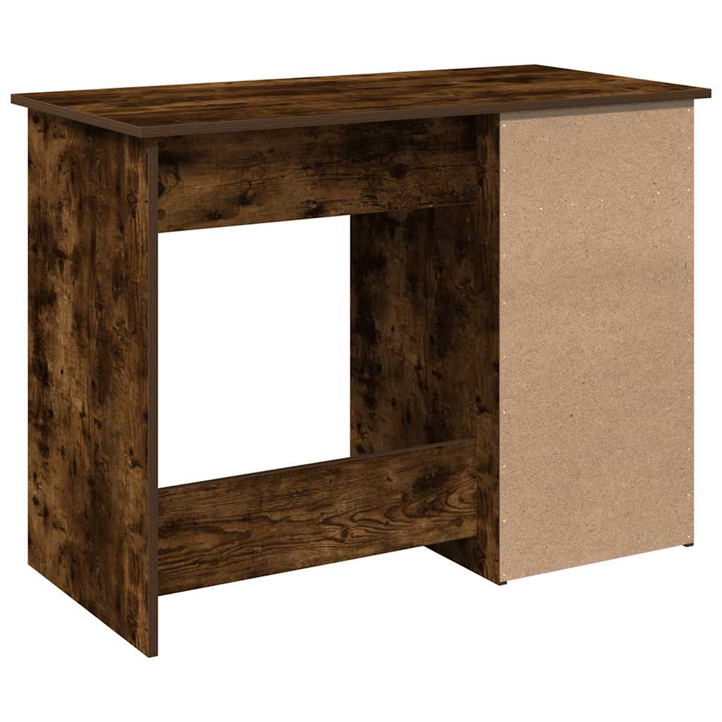 vidaXL Schreibtisch Räuchereiche 102x50x75 cm Holzwerkstoff