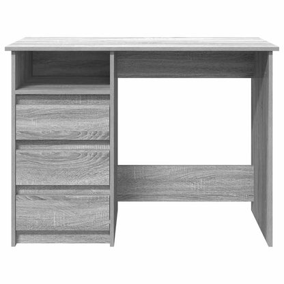 vidaXL Bureau Gris Sonoma 102x50x75 cm Bois d'ingénierie