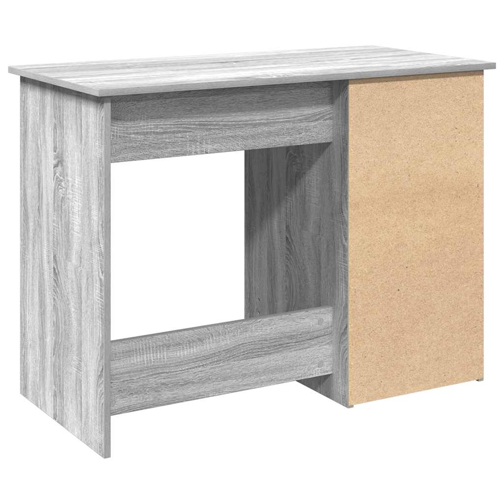 vidaXL Bureau Gris Sonoma 102x50x75 cm Bois d'ingénierie