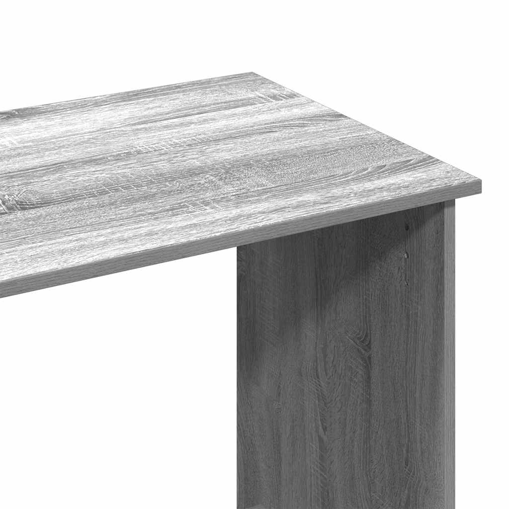 vidaXL Bureau Gris Sonoma 102x50x75 cm Bois d'ingénierie
