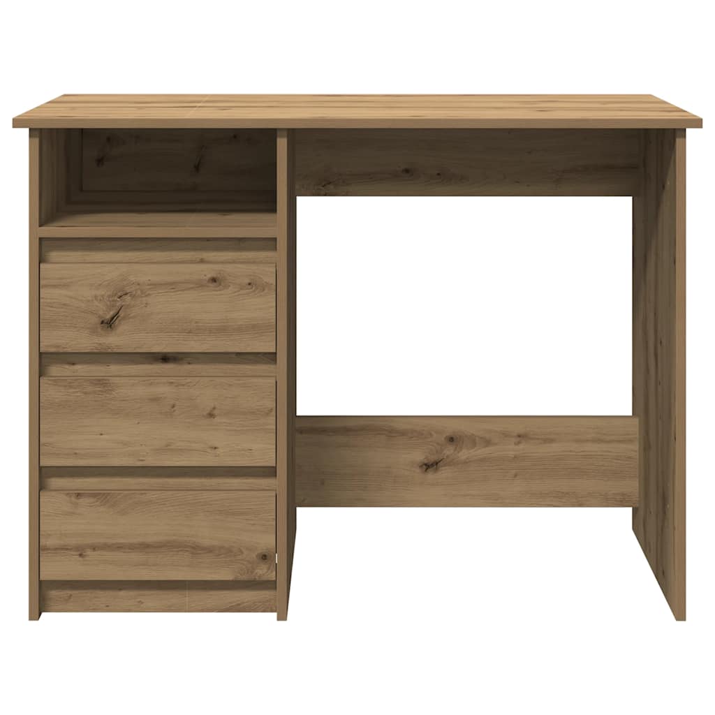 vidaXL Schreibtisch Artisan-Eiche 102x50x75 cm Holzwerkstoff