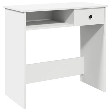 vidaXL Bureau Blanc 80×40×75 cm Bois d'ingénierie